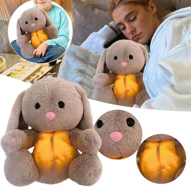 Breathing Soothing Plush Toy – Calming Sensory Comfort Bunny for Babies