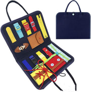 Busy Book – Montessori Dressing & Buttoning Activity Board — 8