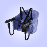 Portable Baby High Chair Seat – Adjustable Feeding Safety Harness — 5