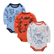 Long Sleeve Baby Outfit – Cartoon Cotton Newborn Clothes — 5