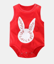 Sleeveless Baby Romper – Soft Cotton Newborn Bodysuit — 10