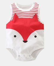 Sleeveless Baby Romper – Soft Cotton Newborn Bodysuit — 1