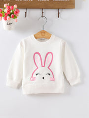 Baby Girl Sweater – Soft Knit Pullover for Little Girls — 12
