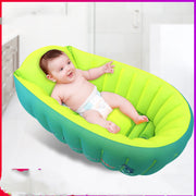 Inflatable Baby Bathtub – Foldable Flower Bathtub for Newborns — 5