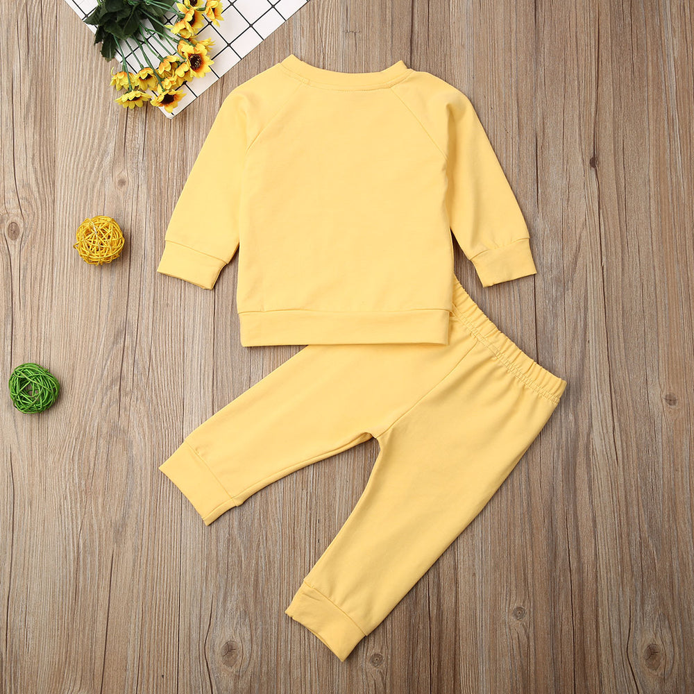 Unisex Baby Outfit Set – Soft Cotton Spring & Autumn Clothing