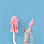 Silicone Baby Bottle Brush Set – Bottle & Straw Cleaning Kit — 4