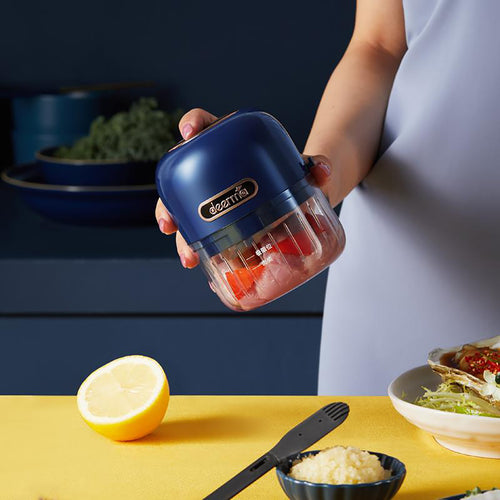 Mini Electric Garlic Chopper – Compact Food Processor