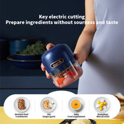 Mini Electric Garlic Chopper – Compact Food Processor — 5