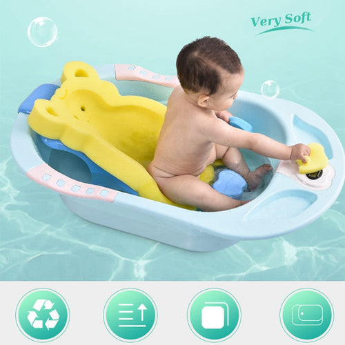 Baby Bath Support Pad – Non-Slip Newborn Bath Seat Cushion