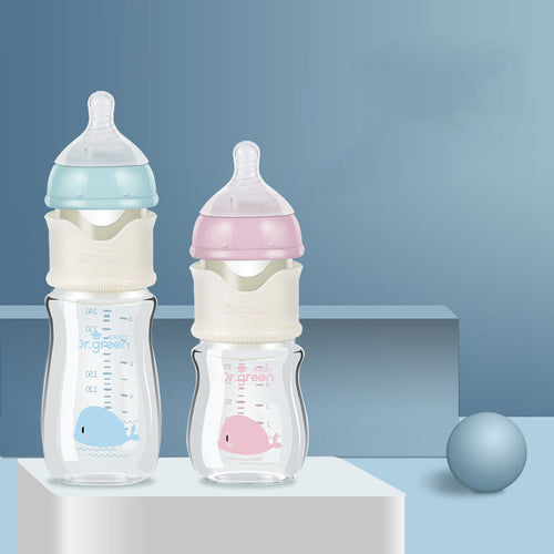 Baby Glass Feeding Bottle – BPA-Free Infant Milk Bottle