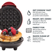 Mini Waffle Maker – Household Kids' Baking & Cake Machine — 5