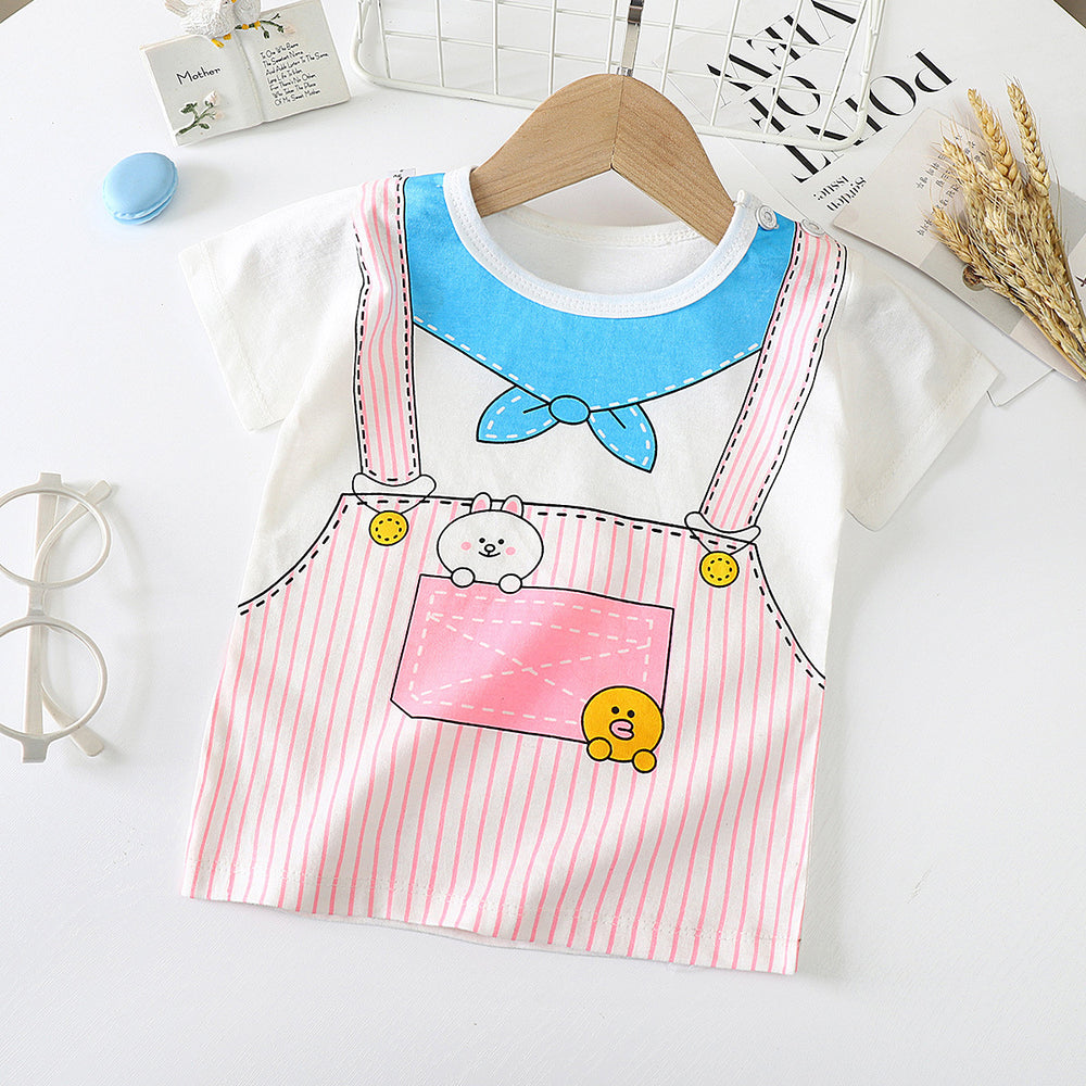 Kids Short-Sleeve T-Shirt – Soft Cotton Baby Everyday Tee