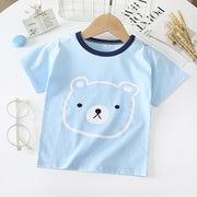 Kids Short-Sleeve T-Shirt – Soft Cotton Baby Everyday Tee — 13