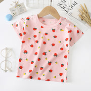 Kids Short-Sleeve T-Shirt – Soft Cotton Baby Everyday Tee — 16