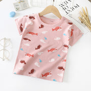 Kids Short-Sleeve T-Shirt – Soft Cotton Baby Everyday Tee — 18