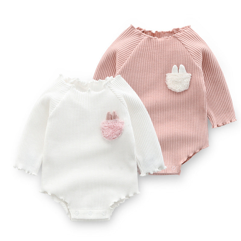 Long Sleeve Baby Romper – Spring & Autumn Cotton Jumpsuit
