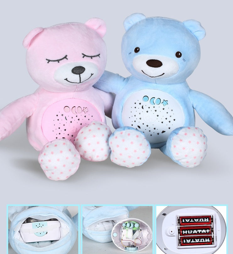 Star Projection Plush Toy – Baby Night Light & Soothing Sleep Companion