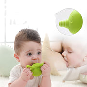 Elephant Silicone Teether & Rattle – Baby Gum Soothing Toy — 3