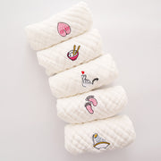 Embroidered Baby Saliva Towel – Soft Cotton Baby Bib & Drool Cloth — 9