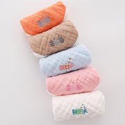 Embroidered Baby Saliva Towel – Soft Cotton Baby Bib & Drool Cloth — 8