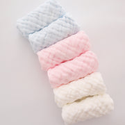 Embroidered Baby Saliva Towel – Soft Cotton Baby Bib & Drool Cloth — 16