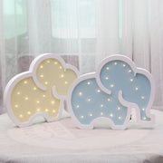 Baby Elephant LED Night Light – Soft Silicone Nursery Lamp — 1
