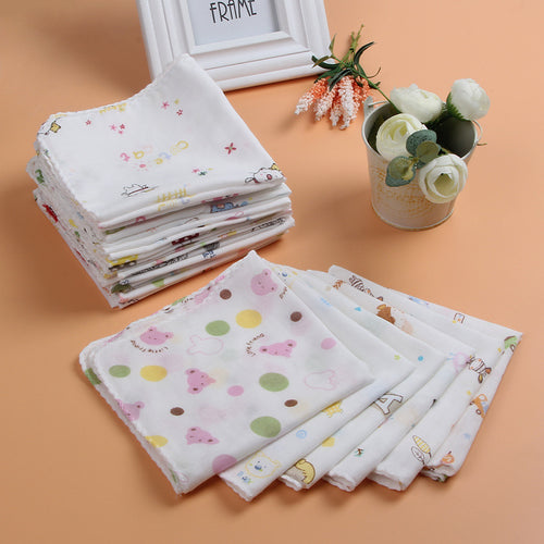 Baby Gauze Saliva Towel – Ultra-Soft Cotton Muslin Drool Bib