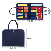 Busy Book – Montessori Dressing & Buttoning Activity Board — 11