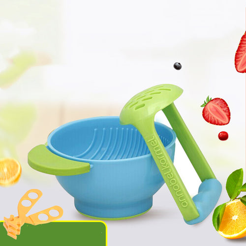 Baby Food Grinding Bowl Set – Manual Baby Food Masher