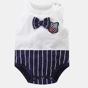 Sleeveless Baby Romper – Soft Cotton Newborn Bodysuit — 6
