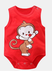 Sleeveless Baby Romper – Soft Cotton Newborn Bodysuit — 8