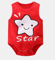 Sleeveless Baby Romper – Soft Cotton Newborn Bodysuit — 9