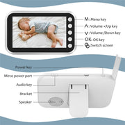 4.3" Baby Monitor – HD Video Monitor with Night Vision & Two-Way Audio — 6