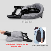 Portable Baby High Chair Seat – Adjustable Feeding Safety Harness — 2