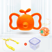 Elephant Silicone Teether & Rattle – Baby Gum Soothing Toy — 10