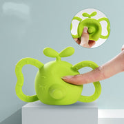 Elephant Silicone Teether & Rattle – Baby Gum Soothing Toy — 5
