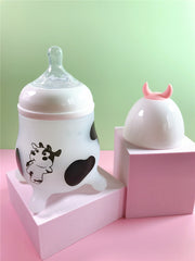 Wide-Neck Silicone Baby Bottle – BPA-Free Feeding Bottle — 7