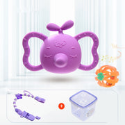 Elephant Silicone Teether & Rattle – Baby Gum Soothing Toy — 12