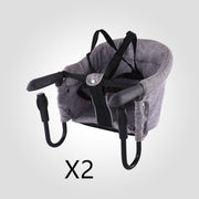 Portable Baby High Chair Seat – Adjustable Feeding Safety Harness — 7