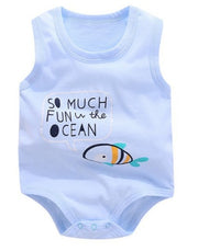 Sleeveless Baby Romper – Soft Cotton Newborn Bodysuit — 4