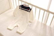 Navy Style Baby Onesie – Soft Cotton Newborn Outfit — 2
