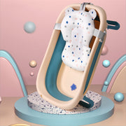 Foldable Baby Bath Support Seat – Soft Anti-Slip Bath Cushion — 1
