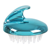 Electroplated Shampoo Massage Brush – Soft Silicone Scalp Massager — 2