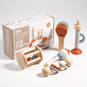 Baby Wooden Rattle – Montessori Early Learning Toy — 5