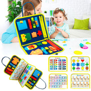 Busy Book – Montessori Dressing & Buttoning Activity Board — 1