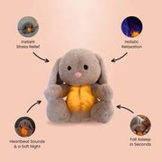 Breathing Soothing Plush Toy – Calming Sensory Comfort Bunny for Babies — 3