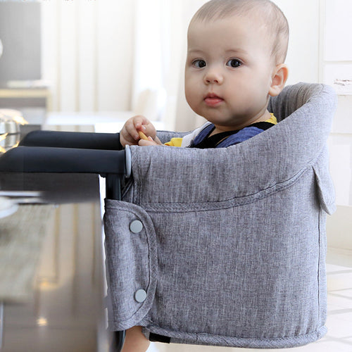 Portable Baby High Chair Seat – Adjustable Feeding Safety Harness