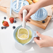 Manual Baby Food Grinding Bowl – Side-Grip Food Masher Set — 5