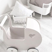 Wooden Doll Stroller – Montessori Baby Walker & Pretend Play Toy — 3