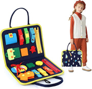 Busy Book – Montessori Dressing & Buttoning Activity Board — 3
